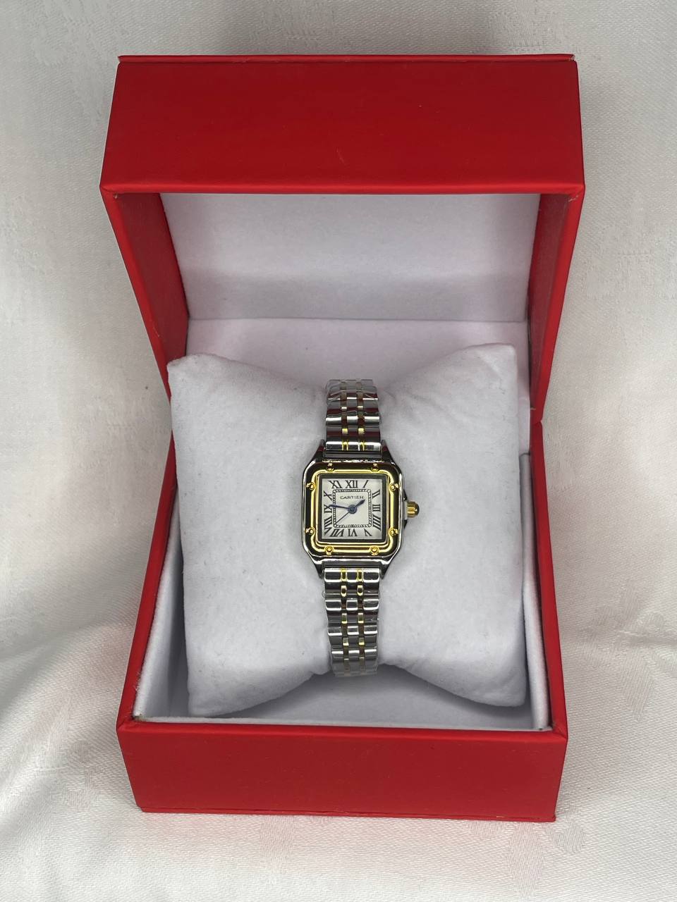 cartier femme acier et gold