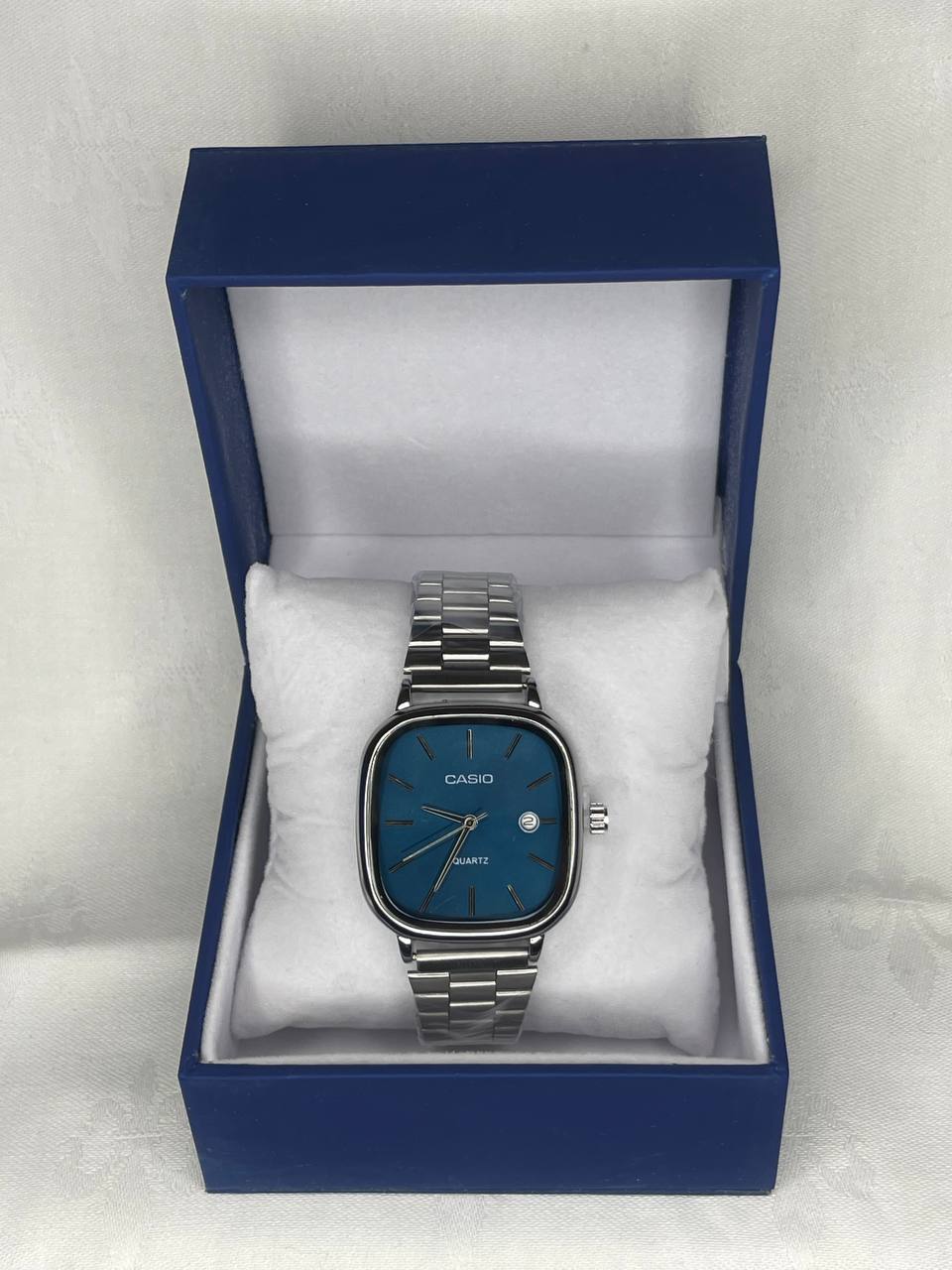 CASIO HOMMES CARRÉ ACIER