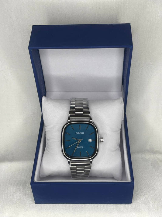 CASIO HOMMES CARRÉ ACIER